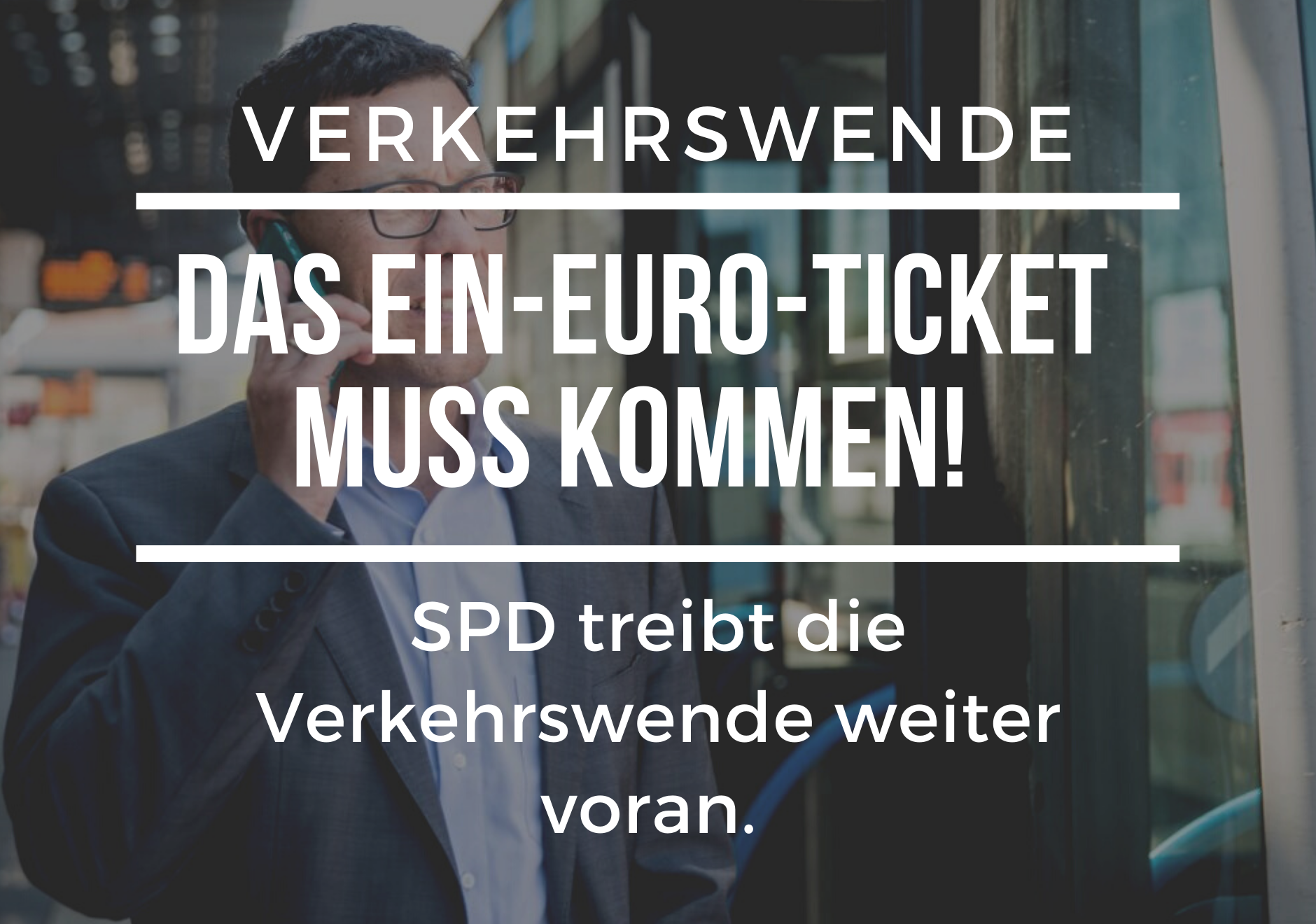 Die SPD fordert dasEin-Euro-Ticket für die Region