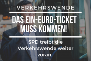 Die SPD fordert dasEin-Euro-Ticket für die Region