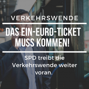 Die SPD fordert dasEin-Euro-Ticket für die Region