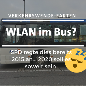 WLAN im Bus: 2015 von der SPD beantragt, 2020 endlich umgesetzt?