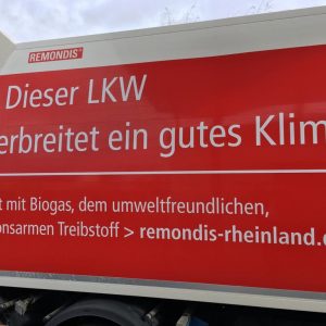 Ein Biogas-LKW von Remondis